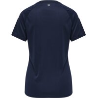 hummel Hmlcore Xk Core Poly Tee S/S Damen - marine - M