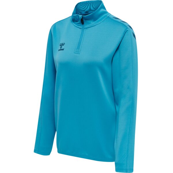hummel Hmlcore Xk Half Zip Sweat Damen - blue danube - S