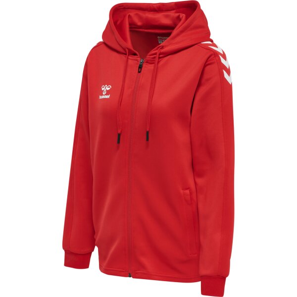hummel Hmlcore Xk Poly Zip Hood Sweat Woma Damen - true red - M