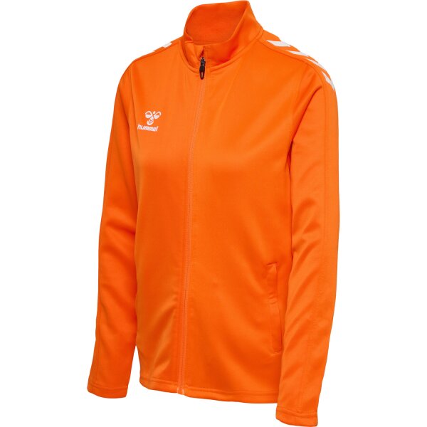 hummel Hmlcore Xk Poly Zip Sweat Damen - orange tiger - L