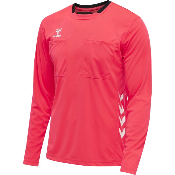 hummel Hmlreferee Chevron Trikot L/S Herren - diva pink - L