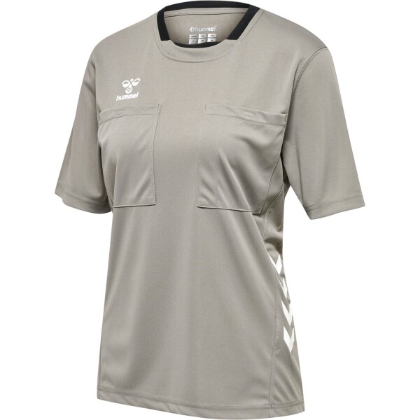 hummel Hmlreferee Chevron Wo Trikot S/S Damen - steeple gray - XL