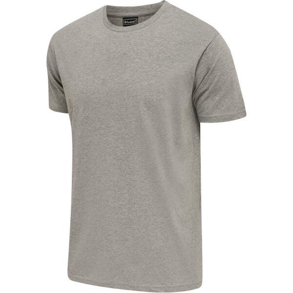 hummel Hmlred Basic T-Shirt S/S Herren - grey melange - 2XL