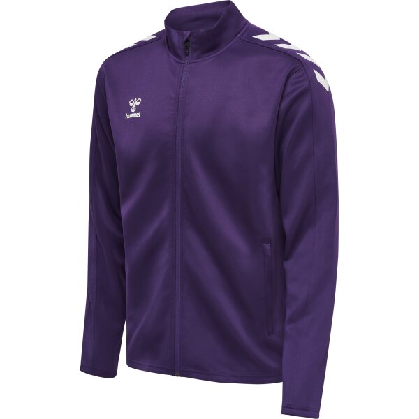 hummel Hmlcore Xk Poly Zip Sweat - acai/white - S