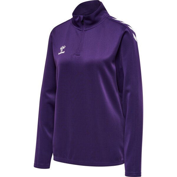 hummel Hmlcore Xk Half Zip Sweat Damen - acai/white - S