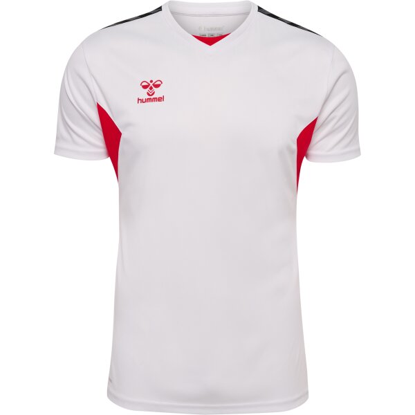 hummel Hmlauthentic Pl Trikot S/S Herren - white/true red - L