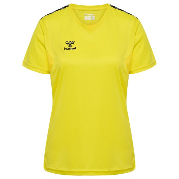 hummel Hmlauthentic Pl Trikot S/S Damen - blazing yellow - L