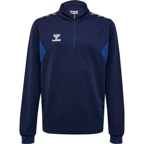 hummel Hmlauthentic Half Zip Sweat Kinder - marine - 116