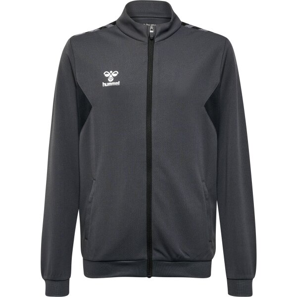 hummel Hmlauthentic Pl Zip Trainingsjacke Kinder - asphalt - 128