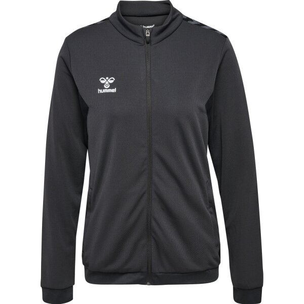 hummel Hmlauthentic Pl Zip Trainingsjacke Damen - asphalt - XS