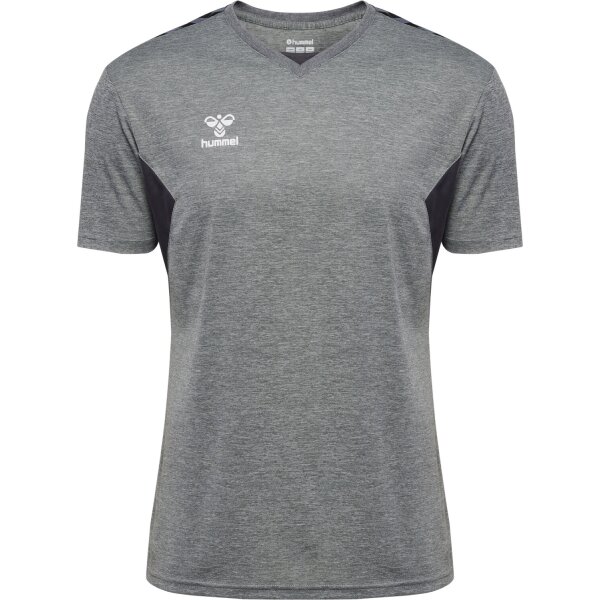 hummel Hmlauthentic Pl Trikot S/S Herren - grey melange - XL