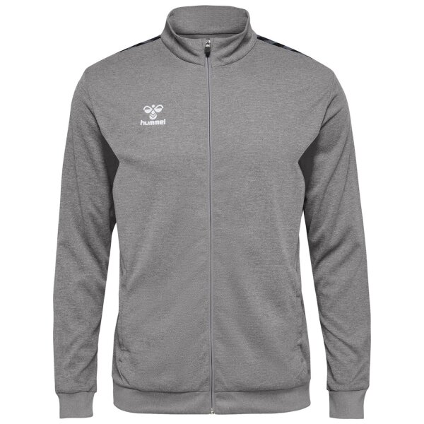 hummel Hmlauthentic Pl Zip Trainingsjacke Herren - grey melange -