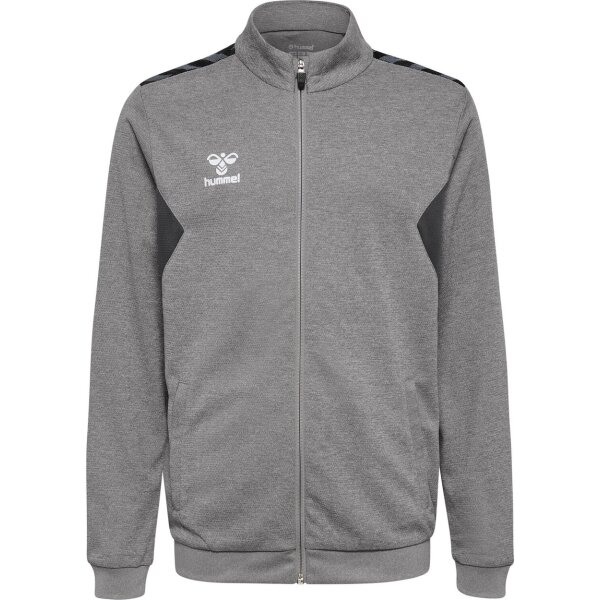 hummel Hmlauthentic Pl Zip Trainingsjacke Kinder - grey melange -