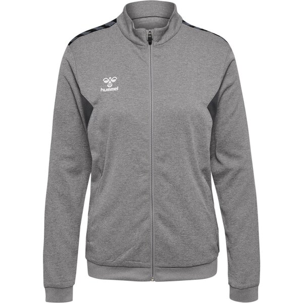 hummel Hmlauthentic Pl Zip Trainingsjacke Damen - grey melange -