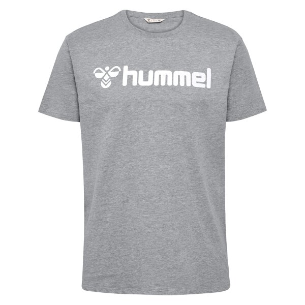 hummel Hmlgo 2.0 Logo T-Shirt S/S Herren - grey melange - L