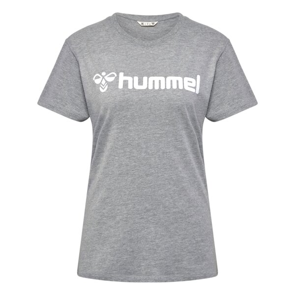 hummel Hmlgo 2.0 Logo T-Shirt S/S Damen - grey melange - S
