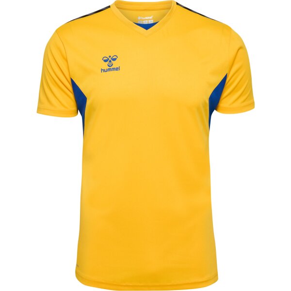 hummel Hmlauthentic Pl Trikot S/S Herren - sports yellow/true blu