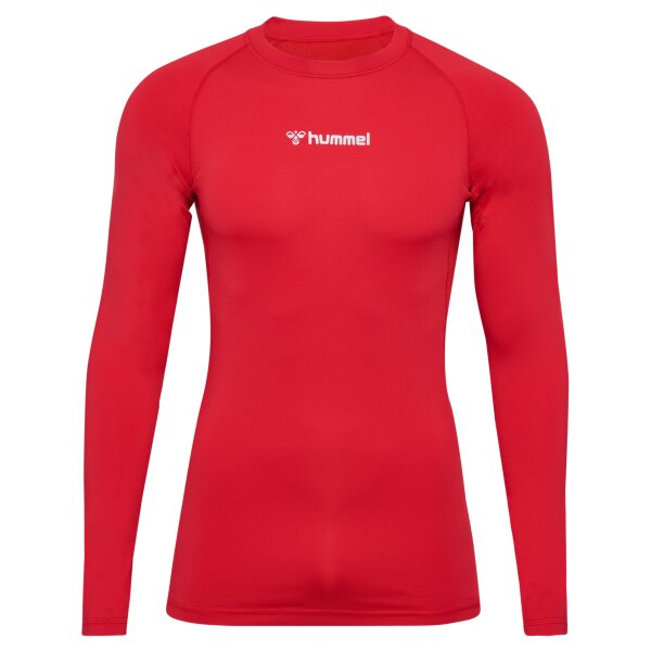 hummel Hmlbl Performance Tee L/S Herren - true red - 2XL