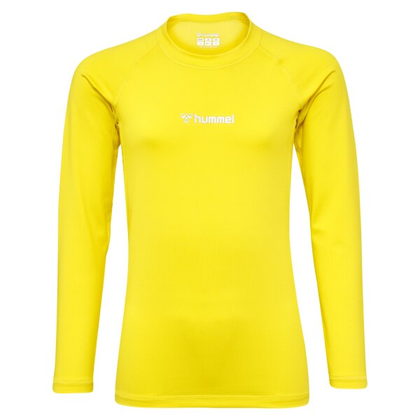 hummel Hmlbl Performance Tee L/S Kinder - blazing yellow - 140