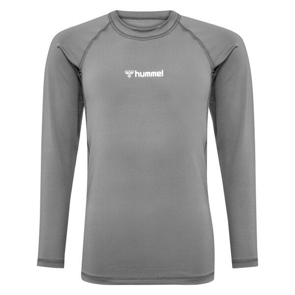 hummel Hmlbl Performance Tee L/S Kinder - steel gray - 164