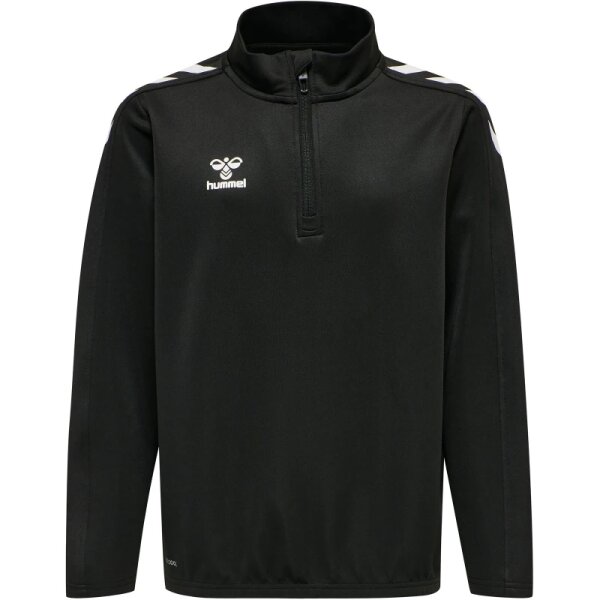hummel Hmlcore Xk Half Zip Poly Sweat Kinder - black/black - 128