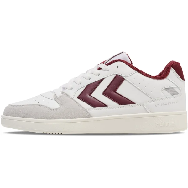 hummel St. Power Play Pl Sneaker - white/windsor wine