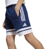 adidas Squadra 25 Downtime Shorts Kinder - navy/weiß