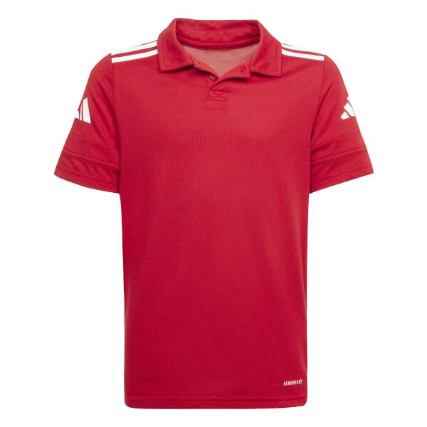 adidas Squadra 25 Poloshirt  Kinder - rot/weiß
