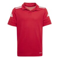 adidas Squadra 25 Poloshirt  Kinder - rot/weiß
