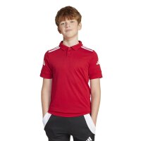 adidas Squadra 25 Poloshirt  Kinder - rot/weiß