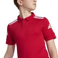 adidas Squadra 25 Poloshirt  Kinder - rot/weiß