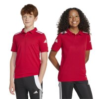 adidas Squadra 25 Poloshirt  Kinder - rot/weiß