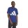 adidas Essentials Big Logo T-Shirt Herren - blau/weiß