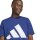 adidas Essentials Big Logo T-Shirt Herren - blau/weiß