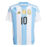 adidas Argentinien Messi Trikot Home 24 Kinder - weiß/blau-164