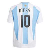 adidas Argentinien Messi Trikot Home 24 Kinder - weiß/blau-164