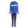 adidas Seasonal Essentials Tiberio 3-Streifen Fleece Trainingsanzug Kinder - blau/schwarz/weiß