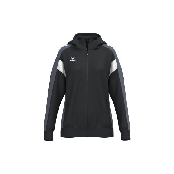 Erima Celebrate 125 Training Jacket with hood Damen - schwarz/slate grey