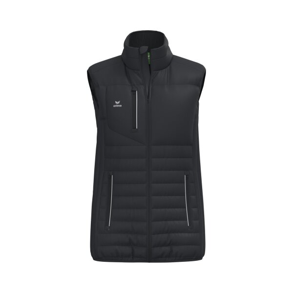 Erima CMPT Puffer Vest Damen - schwarz