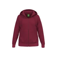 Erima TS Hoody Jacket Damen - new bordeaux