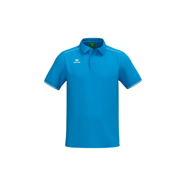 Erima CMPT Poloshirt Herren - curacao/weiß