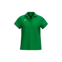 Erima CMPT Poloshirt Damen - smaragd/weiß