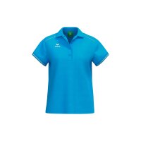 Erima CMPT Poloshirt Damen - curacao/weiß