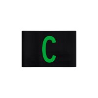 Erima Captain Armband Kapitänsbinde mit Klettverschluss Unisex - schwarz
