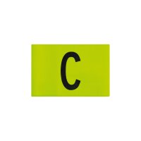 Erima Captain Armband Kapitänsbinde mit Klettverschluss Unisex - gelb