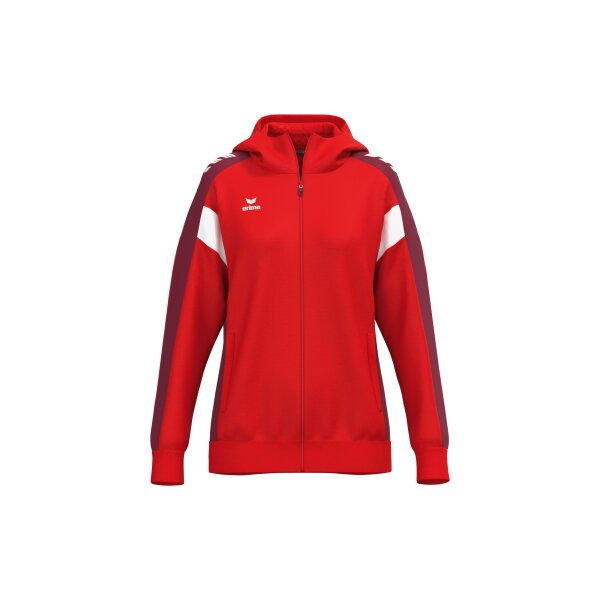 Erima Celebrate 125 Training Jacket with hood Damen - rot/new bor