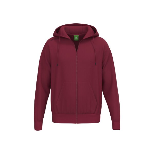 Erima TS Hoody Jacket Herren - new bordeaux - XS