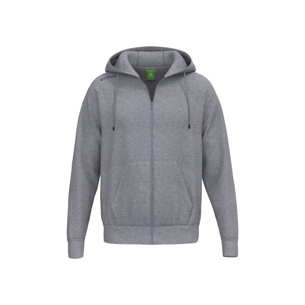 Erima TS Hoody Jacket Kinder - grau melange - 140