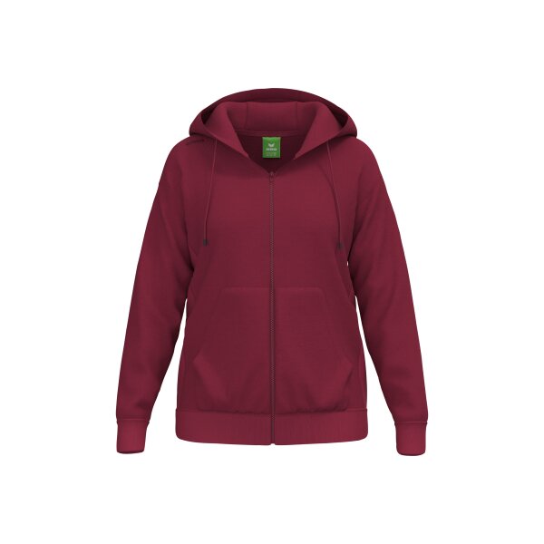 Erima TS Hoody Jacket Damen - new bordeaux - 36