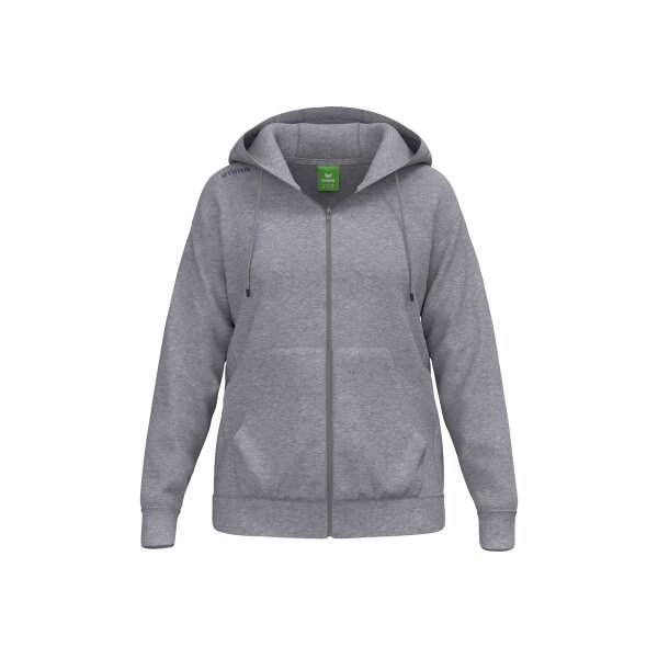 Erima TS Hoody Jacket Damen - grau melange - 38